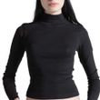 Blusa Feminina Volcom Manga Longa Mock Neck PRETO-VLTS020048- -2-